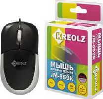   Kreolz MS859U Black-Silver USB (MS859U)  2