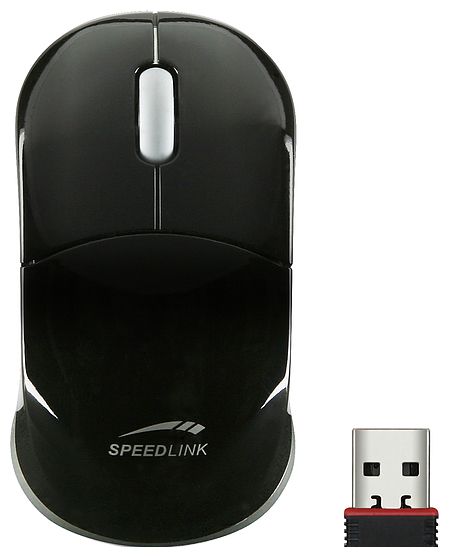   Speed-Link SNAPPY Wireless Mouse Nano SL-6152-SBK-01 Black USB (SL-6152-SBK-01)  1