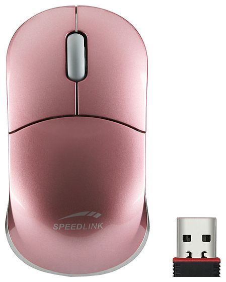   Speed-Link SNAPPY Wireless Mouse Nano SL-6152-SPI-01 Pink USB (SL-6152-SPI-01)  1