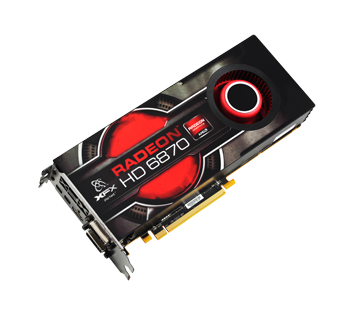   XFX Radeon HD 6870 900 Mhz PCI-E 2.1 1024 Mb 4200 Mhz 256 bit 2xDVI HDMI HDCP (HD-687A-ZNFC)  1