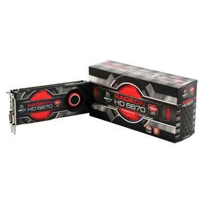   XFX Radeon HD 6870 900 Mhz PCI-E 2.1 1024 Mb 4200 Mhz 256 bit 2xDVI HDMI HDCP (HD-687A-ZNFC)  2