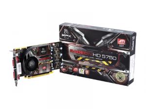   XFX Radeon HD 5750 740Mhz PCI-E 2.1 1024Mb 4800Mhz 128 bit 2xDVI HDCP Cool (HD-575X-ZMD3)  2