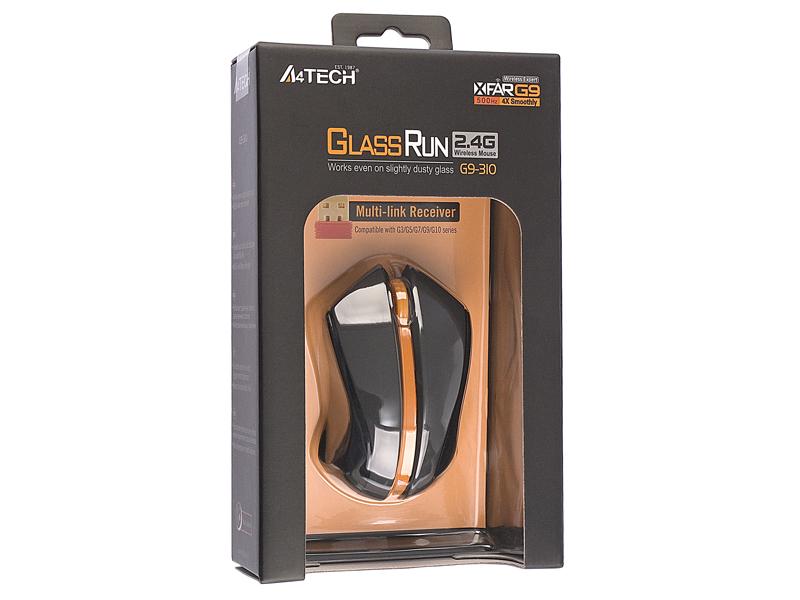   A4 Tech G9-310-4 Black-Orange USB (G9-310-4)  3