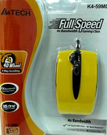   A4 Tech K4-59MD-4 Yellow USB (K4-59MD-4)  4