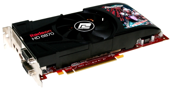   PowerColor Radeon HD 6870 900Mhz PCI-E 2.1 1024Mb 4200Mhz 256 bit 2xDVI HDMI HDCP Cool (AX6870 1GBD5-2DH)  1