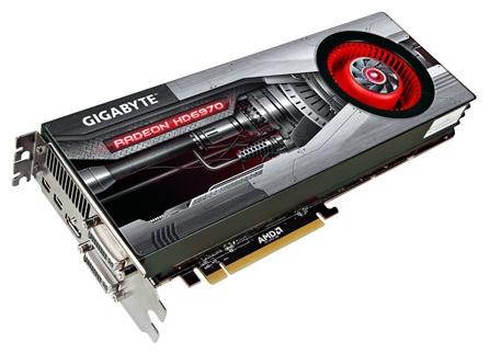   Gigabyte Radeon HD 6970 880Mhz PCI-E 2.1 2048Mb 5500Mhz 256 bit 2xDVI HDMI HDCP (GV-R697D5-2GD-B)  2