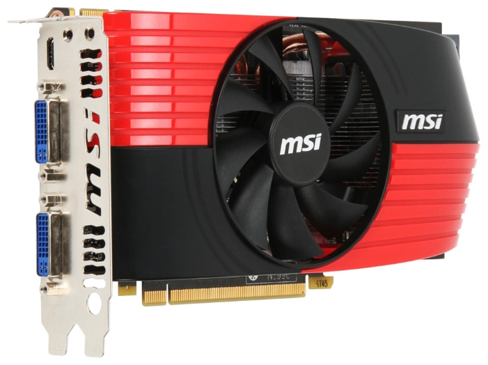   MSI GeForce GTX 460 725Mhz PCI-E 2.0 1024Mb 3600Mhz 256 bit 2xDVI Mini-HDMI HDCP (N460GTX-M2D1GD5/OC)  3