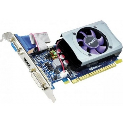   Sparkle GeForce GT 430 700Mhz PCI-E 2.0 512Mb 1400Mhz 128 bit DVI HDMI HDCP (SXT430512S3LNM)  2