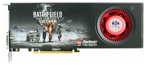   Sapphire Radeon HD 6970 880Mhz PCI-E 2.1 2048Mb 5500Mhz 256 bit 2xDVI HDMI HDCP (Special Edition) (21187-00-51R)  1