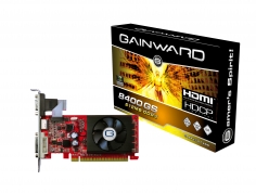   Gainward GeForce 8400 GS 567Mhz PCI-E 512Mb 1250Mhz 32 bit DVI HDMI HDCP (426018336-1640)  2