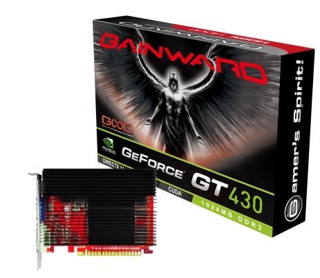   Gainward GeForce GT 430 700Mhz PCI-E 2.0 1024Mb 1600Mhz 128 bit DVI HDMI HDCP Silent (426018336-2005)  2