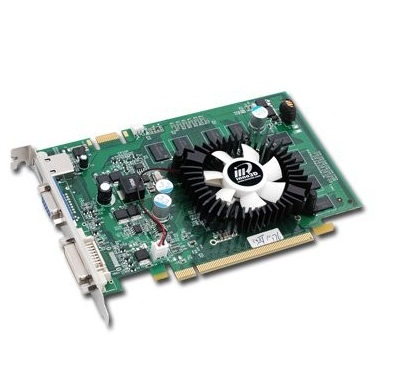   InnoVISION GeForce 9500 GT 550Mhz PCI-E 2.0 1024Mb 667Mhz 128 bit DVI HDMI HDCP (N95GT-2DDV-D2CX)  2