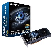   Gigabyte GeForce GTX 260 518Mhz PCI-E 2.0 896Mb 2016Mhz 448 bit 2xDVI HDCP (GV-N26UD-896M)  2