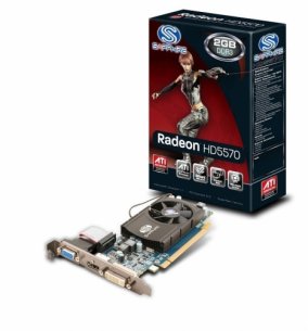   Sapphire Radeon HD 5570 650Mhz PCI-E 2.1 2048 Mb 1600Mhz 128 bit DVI HDMI HDCP Cool (11167-19-20G)  2