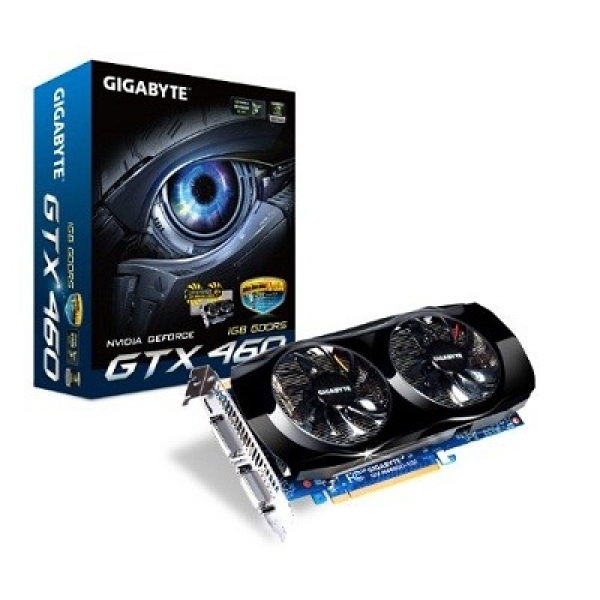   Gigabyte GeForce GTX 460 675Mhz PCI-E 2.0 1024Mb 3600Mhz 256 bit 2xDVI Mini-HDMI HDCP (GV-N460UD-1GI)  2