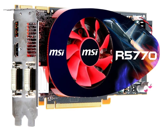   MSI Radeon HD 5770 850Mhz PCI-E 2.1 1024Mb 4800Mhz 128 bit 2xDVI HDMI HDCP Seaweed (R5770-PM2D1G/SEAWEED)  1