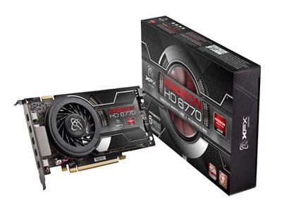   XFX Radeon HD 6770 850Mhz PCI-E 2.1 1024Mb 4800Mhz 128 bit HDCP (HD-677X-Z5FH)  2