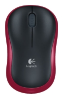   Logitech Wireless Mouse M185 Red USB (910-002240)  1