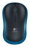   Logitech Wireless Mouse M185 Blue-Black USB (910-002239)  1