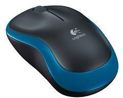   Logitech Wireless Mouse M185 Blue-Black USB (910-002239)  2