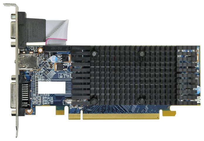   HIS Radeon HD 5450 650Mhz PCI-E 2.1 512Mb 800Mhz 64 bit DVI HDMI HDCP (H545HS512)  1