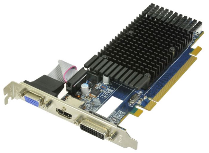   HIS Radeon HD 5450 650Mhz PCI-E 2.1 512Mb 800Mhz 64 bit DVI HDMI HDCP (H545HS512)  2