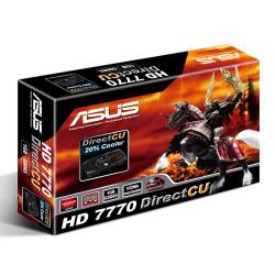   Asus Radeon HD 7770 1020Mhz PCI-E 3.0 1024Mb 4600Mhz 128 bit DVI HDMI HDCP (HD7770-DC-1GD5)  2