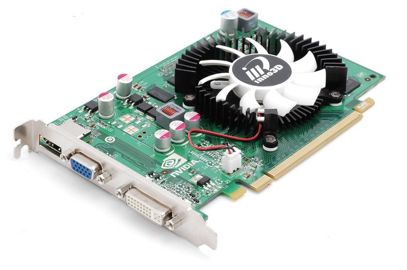   InnoVISION GeForce GT 220 625Mhz PCI-E 2.0 1024Mb 1580Mhz 128 bit DVI HDMI HDCP (N220-2DDV-D3CX)  2