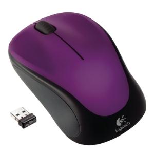   Logitech Wireless Mouse M235 Lilac-Black USB (910-002424)  2