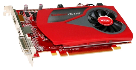   VTX3D Radeon HD 7750 800Mhz PCI-E 3.0 1024Mb 4500Mhz 128 bit DVI HDMI HDCP (VX7750 1GBD5-DH)  1