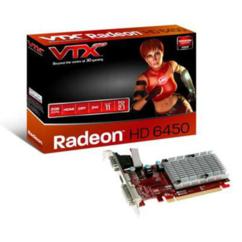   VTX3D Radeon HD 6450 625Mhz PCI-E 2.1 2048Mb 1000Mhz 64 bit DVI HDMI HDCP (VX6450 2GBK3-H)  2