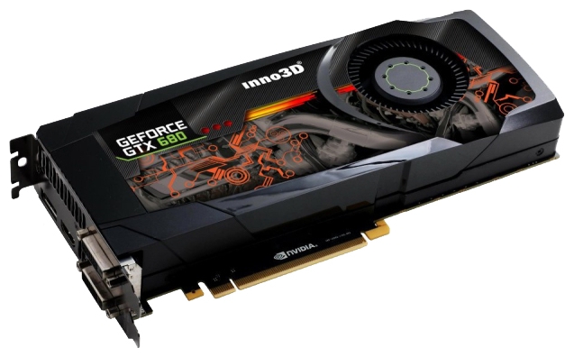   InnoVISION GeForce GTX 680 1006Mhz PCI-E 3.0 2048Mb 6008Mhz 256 bit 2xDVI HDMI HDCP (N680-1DDN-E5DS)  1