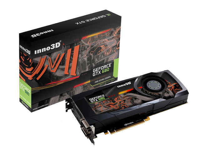   InnoVISION GeForce GTX 680 1006Mhz PCI-E 3.0 2048Mb 6008Mhz 256 bit 2xDVI HDMI HDCP (N680-1DDN-E5DS)  2