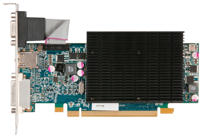   HIS Radeon HD 6570 650Mhz PCI-E 2.1 1024Mb 1300Mhz 64 bit DVI HDMI HDCP (H657HJ1GB)  1