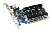   Gigabyte GeForce GT 610 810Mhz PCI-E 2.0 1024Mb 1333Mhz 64 bit DVI HDMI HDCP (GV-N610D3-1GI)  1