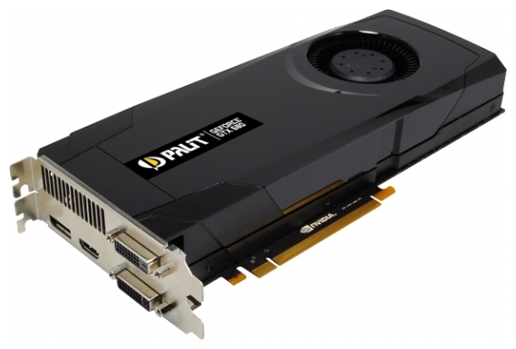   Palit GeForce GTX 680 1006Mhz PCI-E 3.0 2048Mb 6008Mhz 256 bit 2xDVI HDMI HDCP (NE5X68001042-P2002F)  1