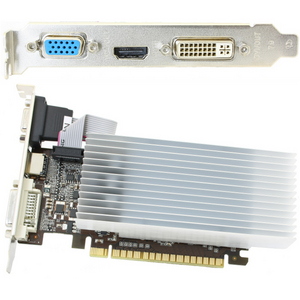   Gainward GeForce GT 610 810Mhz PCI-E 2.0 1024Mb 1070Mhz 64 bit DVI HDMI HDCP Silent (426018336-2654)  2