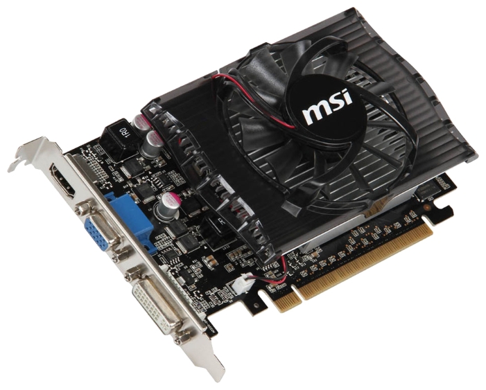   MSI GeForce GT 430 700Mhz PCI-E 2.0 4096Mb 1000Mhz 64 bit DVI HDMI HDCP (N430GT-MD4GD3)  2