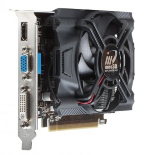   InnoVISION GeForce GT 630 810Mhz PCI-E 2.0 4096Mb 1066Mhz 128 bit DVI HDMI HDCP (N63K-3DDV-M3CX)  2