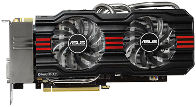   Asus GeForce GTX 670 915Mhz PCI-E 3.0 4096Mb 6008Mhz 256 bit 2xDVI HDMI HDCP Cool (GTX670-DC2G-4GD5)  2