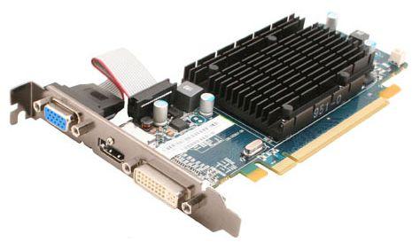   Sapphire Radeon HD 5450 650Mhz PCI-E 2.1 1024Mb 1600Mhz 64 bit DVI HDMI HDCP Hyper Memory (11166-07-10R)  2