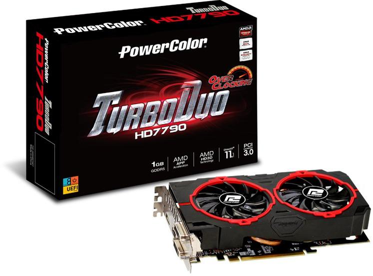   PowerColor Radeon HD 7790 1075Mhz PCI-E 3.0 1024Mb 6000Mhz 128 bit 2xDVI HDMI HDCP (AX7790 1GBD5-TDH/OC)  2