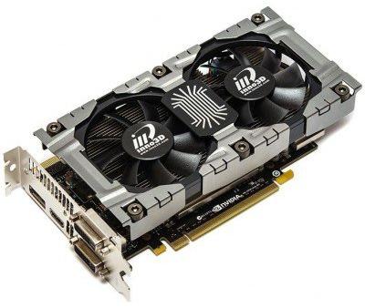   InnoVISION GeForce GTX 650 Ti Boost 980Mhz PCI-E 3.0 1024Mb 6008Mhz 192 bit 2xDVI HDMI HDCP (N65B-4SDN-D5GS)  2