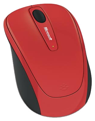   Microsoft Wireless Mobile Mouse 3500 Limited Edition Flame Red USB (GMF-00293)  1