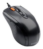   A4 Tech D-70FX DustFree HD Mouse Black USB (D-70FX)  1