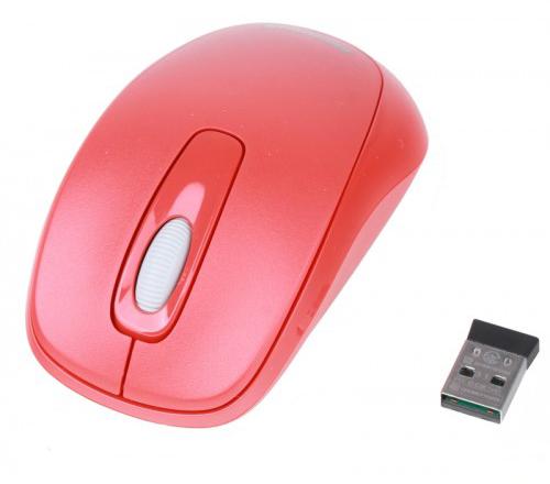   Microsoft Wireless Mobile Mouse 1000 Red USB (2CF-00040)  2