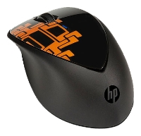   HP H2F42AA X4000 Scrap Metal Mouse Black-Red USB (H2F42AA)  1