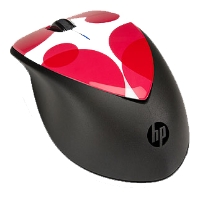   HP H2F40AA X4000 Color Patch Mouse Black-Red USB (H2F40AA)  1