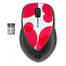   HP H2F40AA X4000 Color Patch Mouse Black-Red USB (H2F40AA)  2