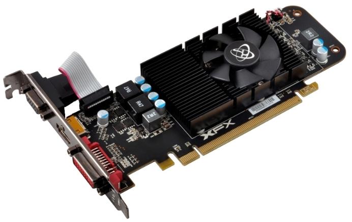   XFX Radeon R7 240 750Mhz PCI-E 3.0 2048Mb 1600Mhz 128 bit DVI HDMI HDCP (R7-240A-CLF2)  1